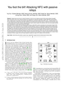You foot the bill! Attacking NFC with passive relays