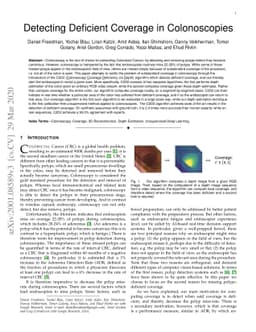 Detecting Deficient Coverage in Colonoscopies
