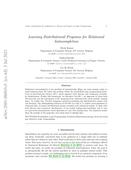 Learning Distributional Programs for Relational Autocompletion