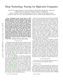 Deep Technology Tracing for High-tech Companies