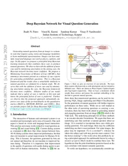 Deep Bayesian Network for Visual Question Generation