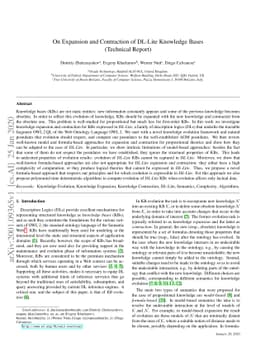 On Expansion and Contraction of DL-Lite Knowledge Bases