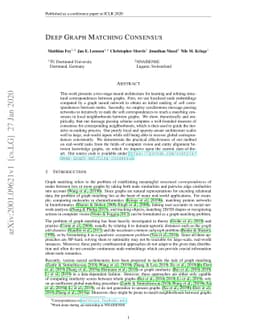 Deep Graph Matching Consensus