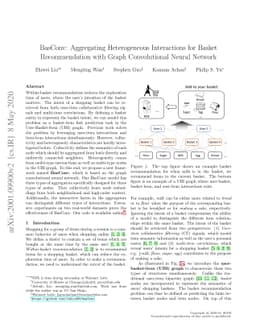 BasConv: Aggregating Heterogeneous Interactions for Basket
  Recommendation with Graph Convolutional Neural Network