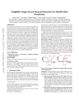 StageNet: Stage-Aware Neural Networks for Health Risk Prediction