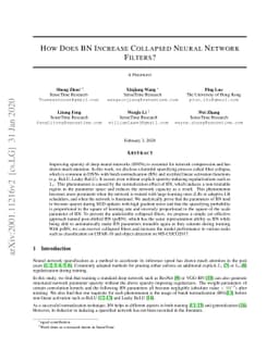 How Does BN Increase Collapsed Neural Network Filters?