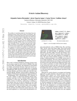 STRIPS Action Discovery