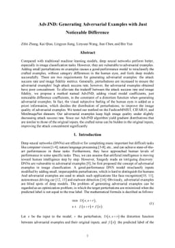 AdvJND: Generating Adversarial Examples with Just Noticeable Difference