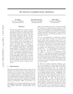 The Sylvester Graphical Lasso (SyGlasso)