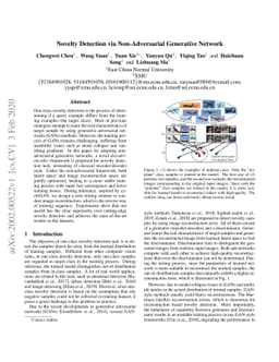 Novelty Detection via Non-Adversarial Generative Network