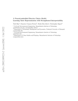 A Neural-embedded Choice Model: TasteNet-MNL Modeling Taste
  Heterogeneity with Flexibility and Interpretability
