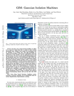 GIM: Gaussian Isolation Machines
