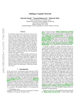 Subspace Capsule Network