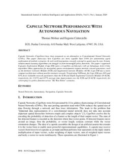 Capsule Network Performance with Autonomous Navigation
