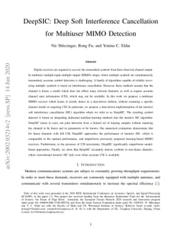 DeepSIC: Deep Soft Interference Cancellation for Multiuser MIMO
  Detection