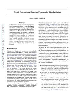 Graph Convolutional Gaussian Processes For Link Prediction