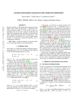 Generalized Kernel-Based Dynamic Mode Decomposition
