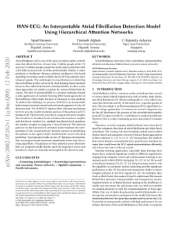 HAN-ECG: An Interpretable Atrial Fibrillation Detection Model Using
  Hierarchical Attention Networks