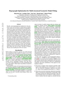 Hypergraph Optimization for Multi-structural Geometric Model Fitting