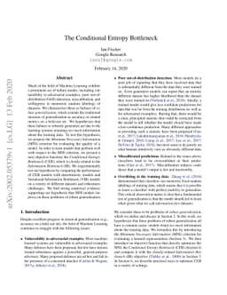 The Conditional Entropy Bottleneck