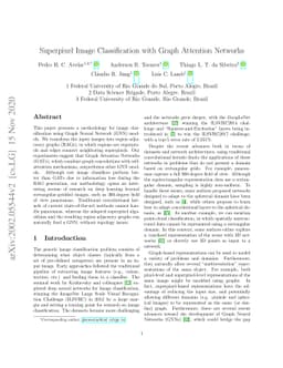 Superpixel Image Classification with Graph Attention Networks