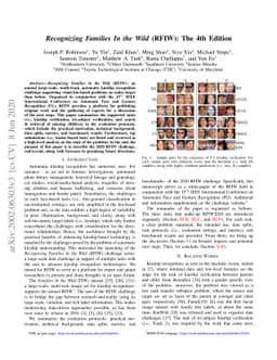 Recognizing Families In the Wild: White Paper for the 4th Edition Data
  Challenge