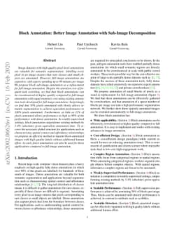 Block Annotation: Better Image Annotation for Semantic Segmentation with
  Sub-Image Decomposition