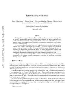 Performative Prediction