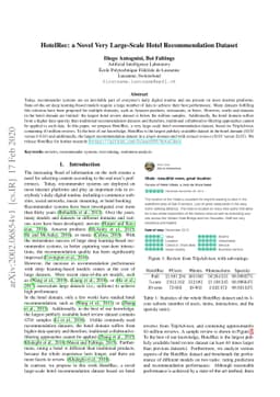 HotelRec: a Novel Very Large-Scale Hotel Recommendation Dataset