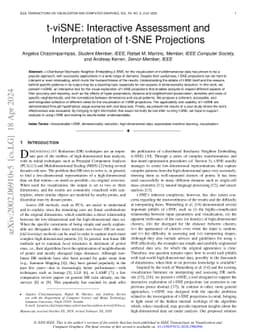 t-viSNE: Interactive Assessment and Interpretation of t-SNE Projections