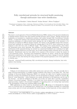 Fully convolutional networks for structural health monitoring through
  multivariate time series classification