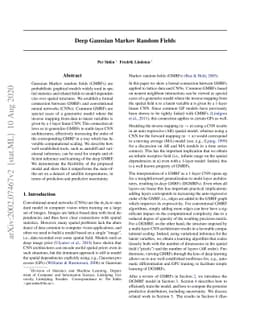 Deep Gaussian Markov Random Fields