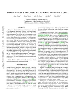 AdvMS: A Multi-source Multi-cost Defense Against Adversarial Attacks