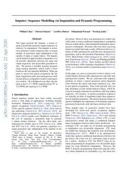Imputer: Sequence Modelling via Imputation and Dynamic Programming