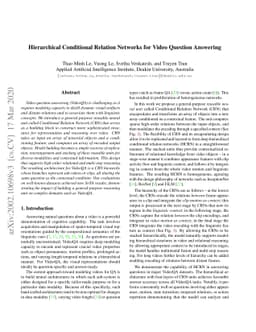 Hierarchical Conditional Relation Networks for Video Question Answering
