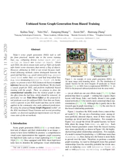 Unbiased Scene Graph Generation from Biased Training