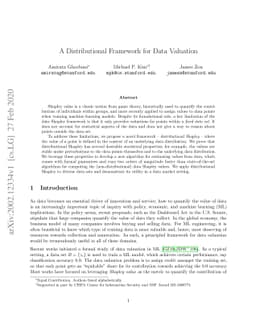 A Distributional Framework for Data Valuation