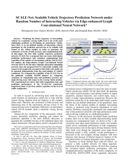 SCALE-Net: Scalable Vehicle Trajectory Prediction Network under Random
  Number of Interacting Vehicles via Edge-enhanced Graph Convolutional Neural
  Network