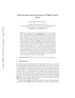 Deep Reinforcement Learning for FlipIt Security Game
