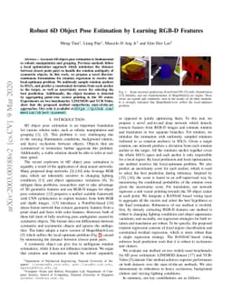 Robust 6D Object Pose Estimation by Learning RGB-D Features