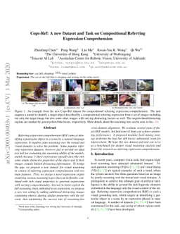 Cops-Ref: A new Dataset and Task on Compositional Referring Expression
  Comprehension