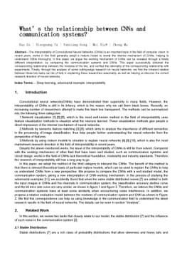 What's the relationship between CNNs and communication systems?