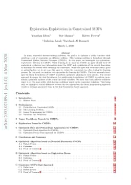 Exploration-Exploitation in Constrained MDPs