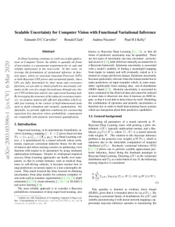 Scalable Uncertainty for Computer Vision with Functional Variational
  Inference