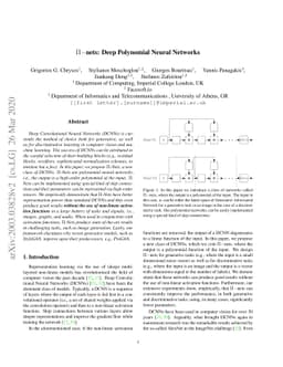 $Π-$nets: Deep Polynomial Neural Networks