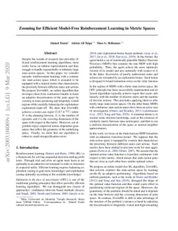 Zooming for Efficient Model-Free Reinforcement Learning in Metric Spaces