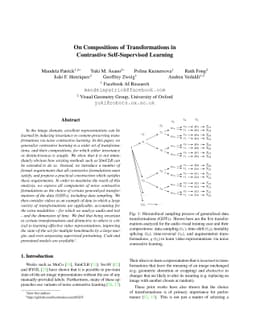On Compositions of Transformations in Contrastive Self-Supervised
  Learning