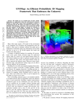 UFOMap: An Efficient Probabilistic 3D Mapping Framework That Embraces
  the Unknown