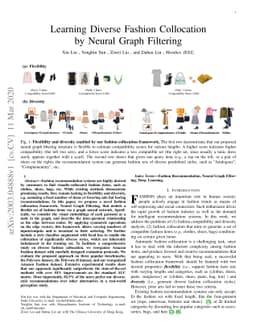 Learning Diverse Fashion Collocation by Neural Graph Filtering
