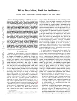 Tidying Deep Saliency Prediction Architectures